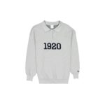 New Era Cap Gray Knit Long-Sleeve Polo - Image 2