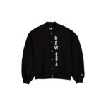 New Era Cap Tech Sweat Black Varsity Jacket - Image 2
