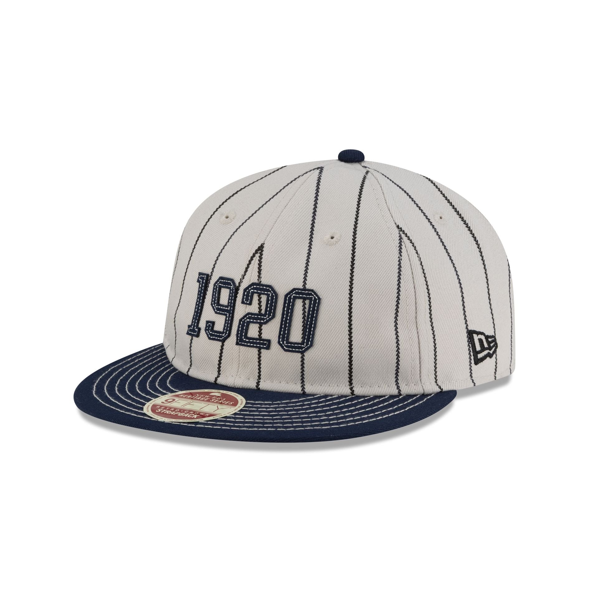 14736976_RC9FIFTY_JAPANFW25_NEWERA_WHITE_3QL New Era Cap Heritage Classic 1920 Retro Crown 9FIFTY Adjustable Hat - Image 1