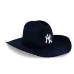 New York Yankees Navy Felt Cowboy Hat - Image 3