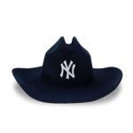 New York Yankees Navy Felt Cowboy Hat - Image 2