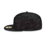 New York Yankees Laser Burn Out Black 59FIFTY Fitted Hat - Image 4