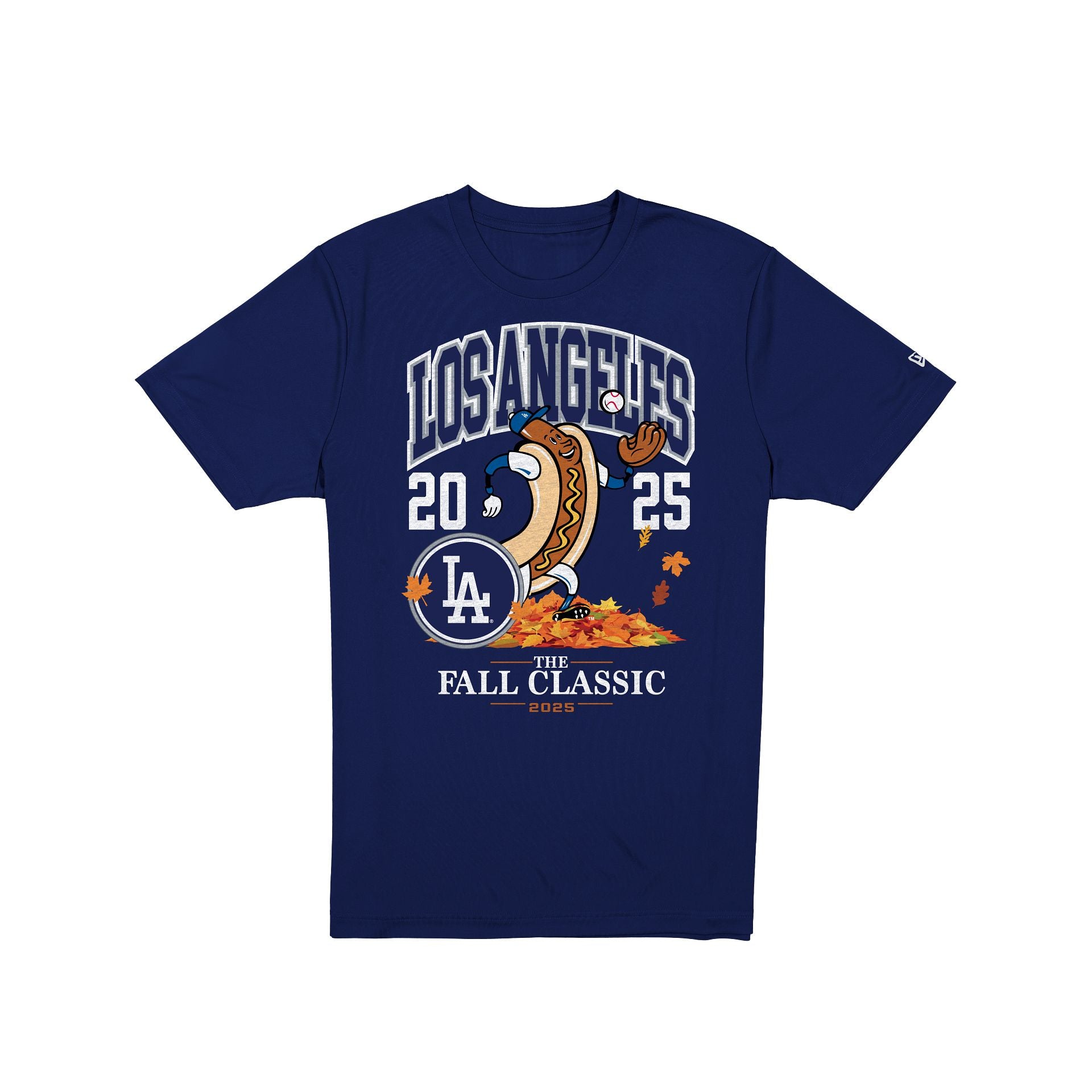 15131555_NE0104003_DRY_LOSDOD_DRY_F Los Angeles Dodgers 2025 The Fall Classic Mascot T-Shirt - Image 1