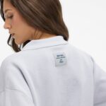 New Era Cap Gray Knit Long-Sleeve Polo - Image 5