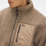 New Era Cap Brown Boa Jacket - Image 5