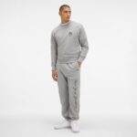 New York Yankees Relaxed Heather Gray Fleece Pants - Image 5