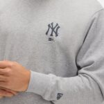 New York Yankees Relaxed Heather Gray Crewneck - Image 4