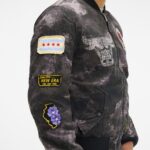 Alpha Industries x Minnesota Timberwolves Black Camo MA-1 Bomber Jacket - Image 5