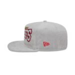 Kansas City Chiefs Gray Cord Golfer Hat - Image 4