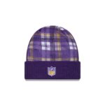 Minnesota Vikings 2024 Cold Weather Statement Knit Beanie - Image 2