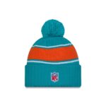 Miami Dolphins 2024 Cold Weather Kids Pom Knit Hat - Image 2