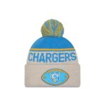 Los Angeles Chargers 2024 Cold Weather Historic Pom Knit Hat