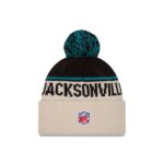 Jacksonville Jaguars 2024 Cold Weather Historic Pom Knit Hat - Image 2