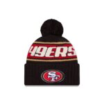San Francisco 49ers 2024 Cold Weather Black Pom Knit Hat