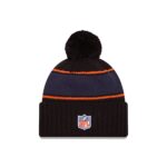 Denver Broncos 2024 Cold Weather Black Pom Knit Hat - Image 2