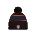 Chicago Bears 2024 Cold Weather Black Pom Knit Hat - Image 2