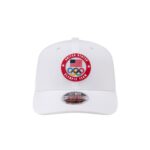 Team USA Olympics White 9SEVENTY Stretch-Snap Hat - Image 2