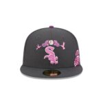 Chicago White Sox Day of the Dead Graphite 59FIFTY Fitted Hat - Image 2