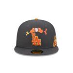 Los Angeles Dodgers Day of the Dead Graphite 59FIFTY Fitted Hat - Image 2