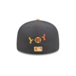 Athletics Day of the Dead Graphite 59FIFTY Fitted Hat - Image 6