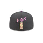 Golden State Warriors Day of the Dead Graphite 59FIFTY Fitted Hat - Image 6