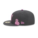 Pittsburgh Steelers Day of the Dead Graphite 59FIFTY Fitted Hat - Image 5