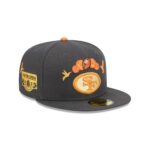 San Francisco 49ers Day of the Dead Graphite 59FIFTY Fitted Hat