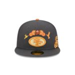 San Francisco 49ers Day of the Dead Graphite 59FIFTY Fitted Hat - Image 2