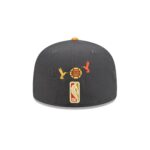 Boston Celtics Day of the Dead Graphite 59FIFTY Fitted Hat - Image 6