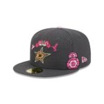 Dallas Stars Day of the Dead Graphite 59FIFTY Fitted Hat - Image 3