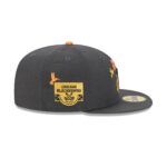Chicago Blackhawks Day of the Dead Graphite 59FIFTY Fitted Hat - Image 4