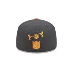 Dallas Cowboys Day of the Dead Graphite 59FIFTY Fitted Hat - Image 6