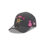 Dallas Stars Day of the Dead Graphite 9FORTY A-Frame Snapback Hat - Image 3