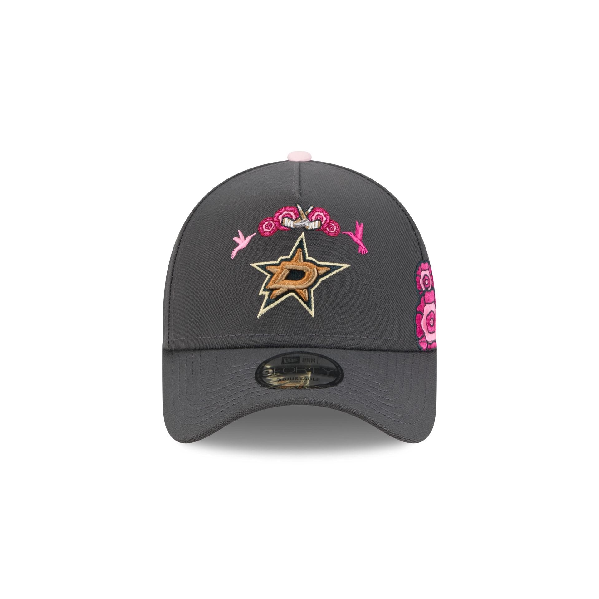 Dallas Stars Day of the Dead Graphite 9FORTY A-Frame Snapback Hat - Image 2