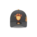 Las Vegas Raiders Day of the Dead Graphite 9FORTY A-Frame Snapback Hat - Image 2