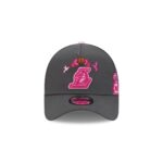 Los Angeles Lakers Day of the Dead Graphite 9FORTY A-Frame Snapback Hat - Image 2