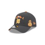 Detroit Tigers Day of the Dead Graphite 9FORTY A-Frame Snapback Hat - Image 3