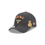 Chicago Bulls Day of the Dead Graphite 9FORTY A-Frame Snapback Hat - Image 3