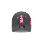 Los Angeles Angels Day of the Dead Graphite 9FORTY A-Frame Snapback Hat - Image 2