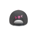 Los Angeles Angels Day of the Dead Graphite 9FORTY A-Frame Snapback Hat - Image 6