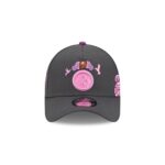 Pittsburgh Steelers Day of the Dead Graphite 9FORTY A-Frame Snapback Hat - Image 2