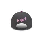 Pittsburgh Steelers Day of the Dead Graphite 9FORTY A-Frame Snapback Hat - Image 6