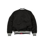 Alpha Industries x Chicago Bulls Black MA-1 Bomber Jacket - Image 3