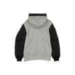 Alpha Industries x Chicago Bulls Gray MA-1 Full Zip Fleece Jacket - Image 3