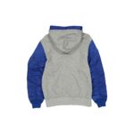 Alpha Industries x New York Knicks Gray MA-1 Full Zip Fleece Jacket - Image 3