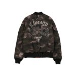 Alpha Industries x Chicago Bulls Black Camo MA-1 Bomber Jacket - Image 4