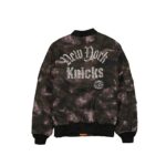 Alpha Industries x New York Knicks Black Camo MA-1 Bomber Jacket - Image 4