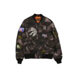 Alpha Industries x Toronto Raptors Black Camo MA-1 Bomber Jacket