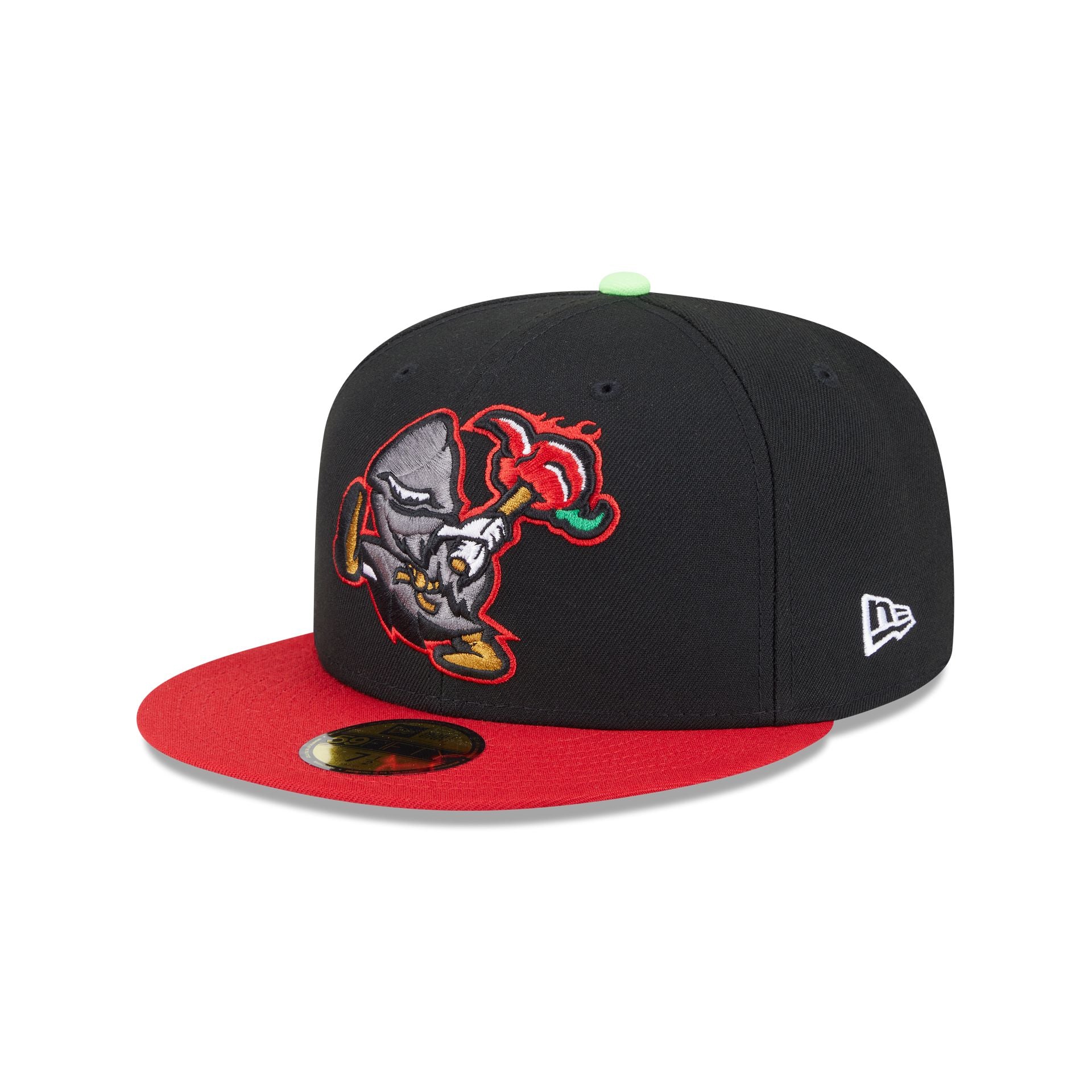 60685152_59FIFTY_MiLB25THNT35950_WINDAS__2025_3QL Winston-Salem Dash Theme Night Black 59FIFTY Fitted Hat - Image 1