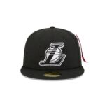 Alpha Industries x Los Angeles Lakers Black 59FIFTY Fitted Hat - Image 2